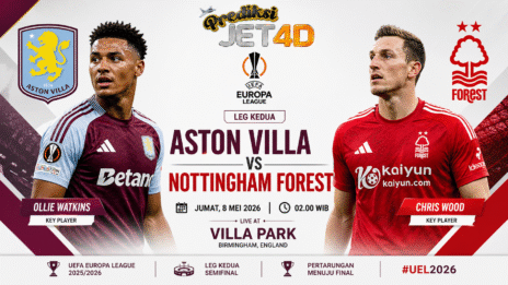 PREDIKSI JET4D UEL: ASTON VILLA VS NOTTINGHAM FOREST