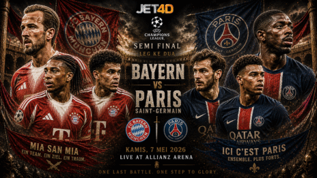 PREDIKSI JET4D UCL: BAYERN MUNCHEN VS PARIS SAINT GERMAN